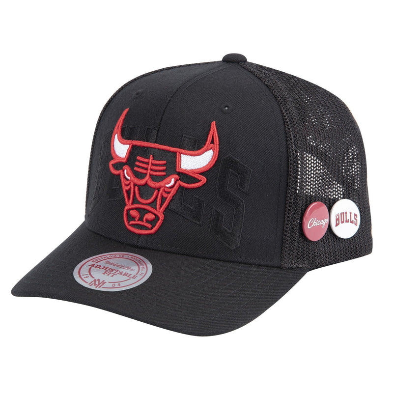 NBA Nostalgia BLK 110 Flex Trucker Snapback Bulls