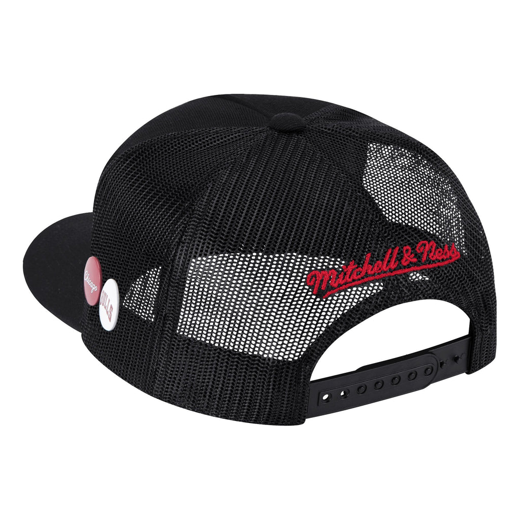 NBA Nostalgia BLK 110 Flex Trucker Snapback Bulls