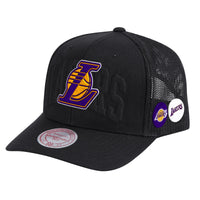 Nostalgia BLK 110 Flex Trucker Snapback Lakers