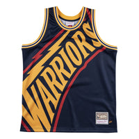 Warriors Mitchell & Ness Big Face Jersey