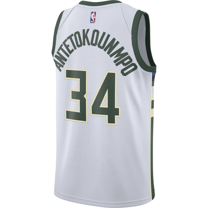 Giannis Antetokounmpo MIL Association Edition Nike NBA Swingman Jersey