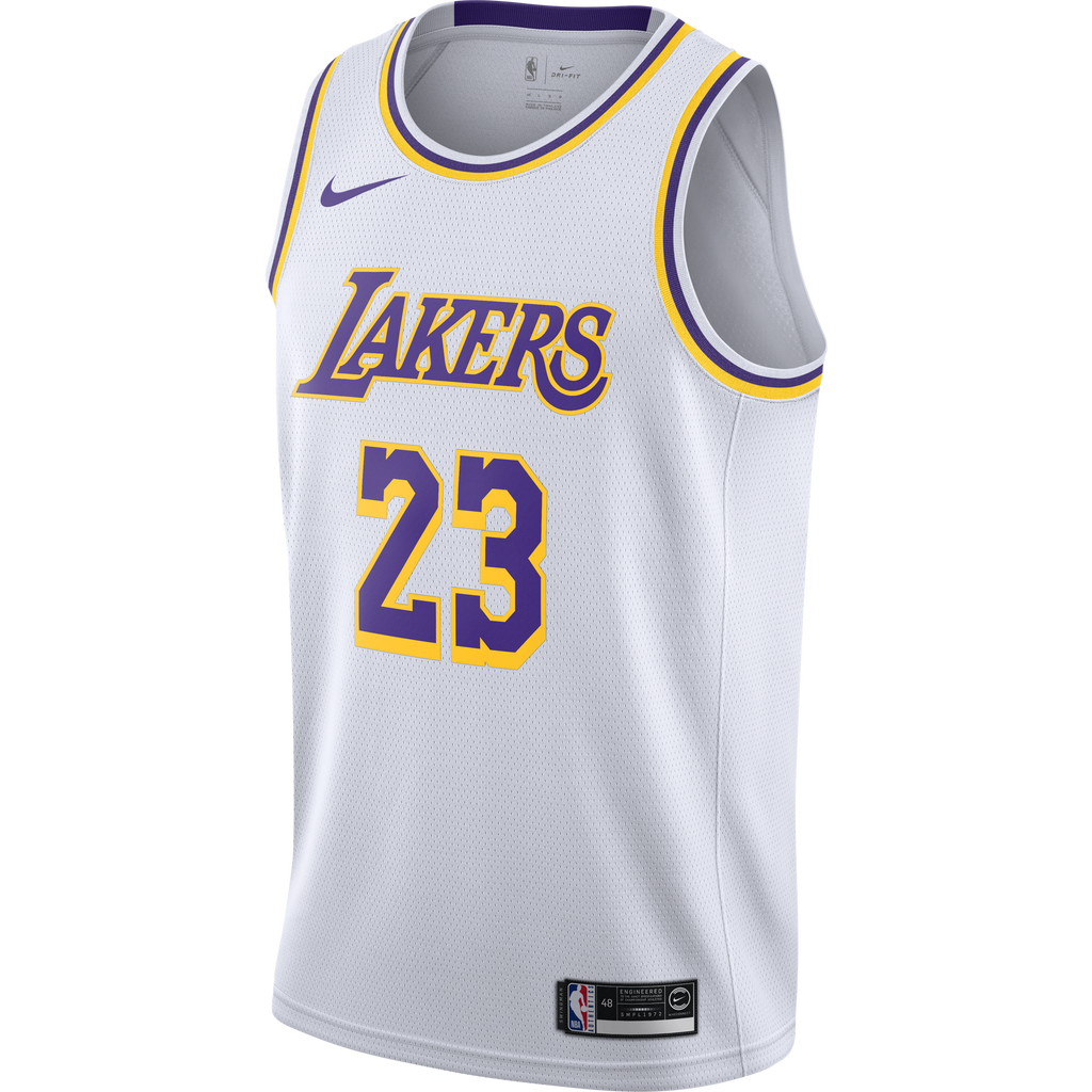 LeBron James LAL Association Edition Nike NBA Swingman Jersey