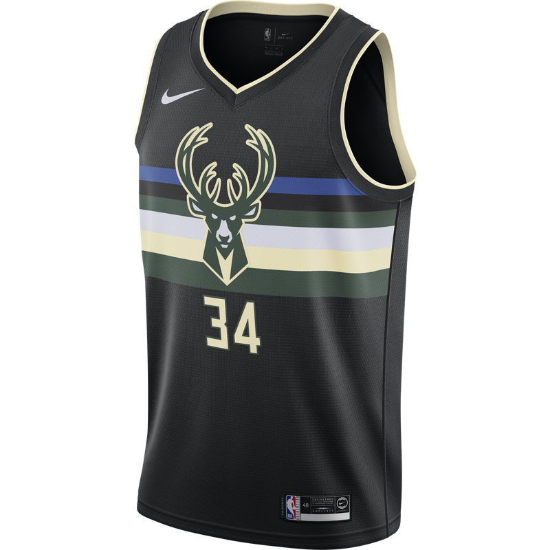 Giannis Antetokounmpo MIL Statement Edition Nike NBA Swingman Jersey