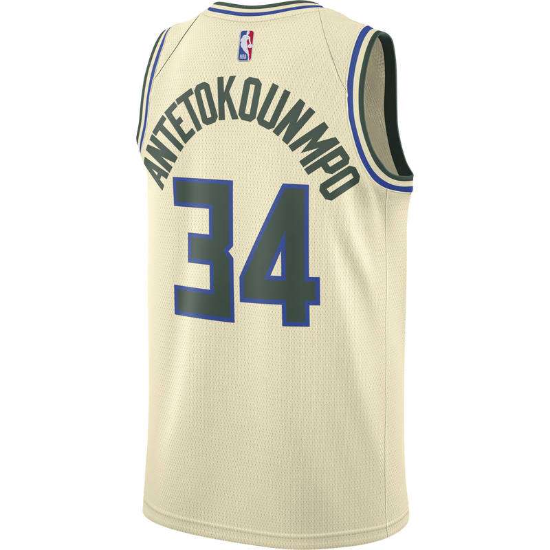 Giannis Antetokounmpo MIL City Edition Nike NBA Swingman Jersey