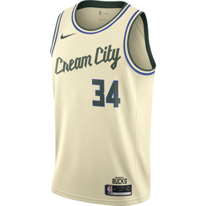 Giannis Antetokounmpo MIL City Edition Nike NBA Swingman Jersey