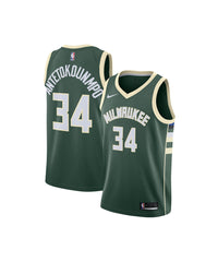 Giannis Antetokounmpo MIL Icon Edition Nike NBA Swingman Jersey