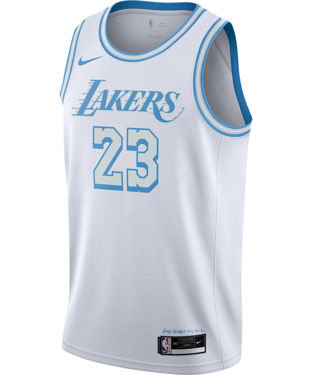 QA TEST_LeBron James LA Lakers Nike City Edition Jersey 20/21