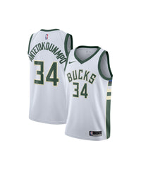 Giannis Antetokounmpo MIL Association Edition Nike NBA Swingman Jersey