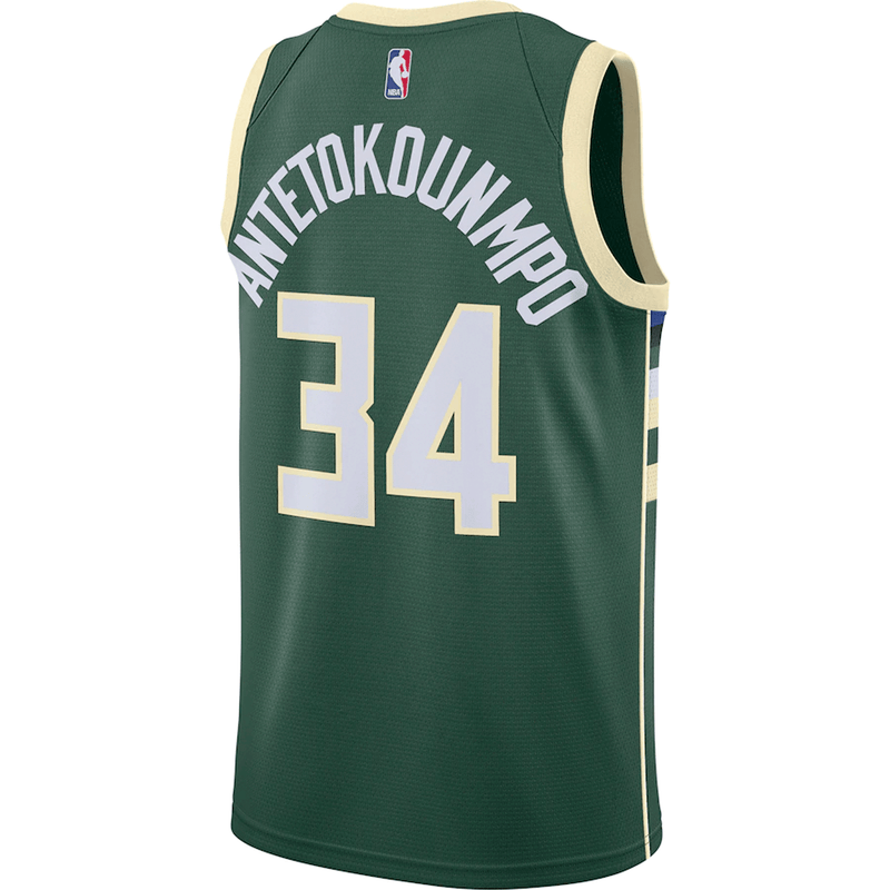 Giannis Antetokounmpo MIL Icon Edition Nike NBA Swingman Jersey