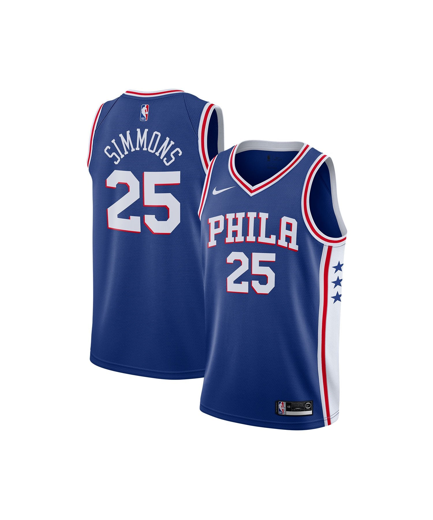 Ben Simmons 76ers Icon Edition Nike NBA Authentic Jersey.